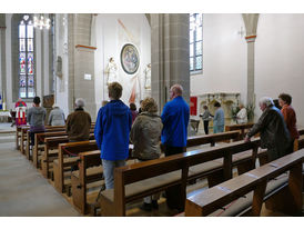 Bonifatiusandacht mit Weihbischof Prof. Dr. Karlheinz Diez in St. Crescentius (Foto: Karl-Franz Thiede)